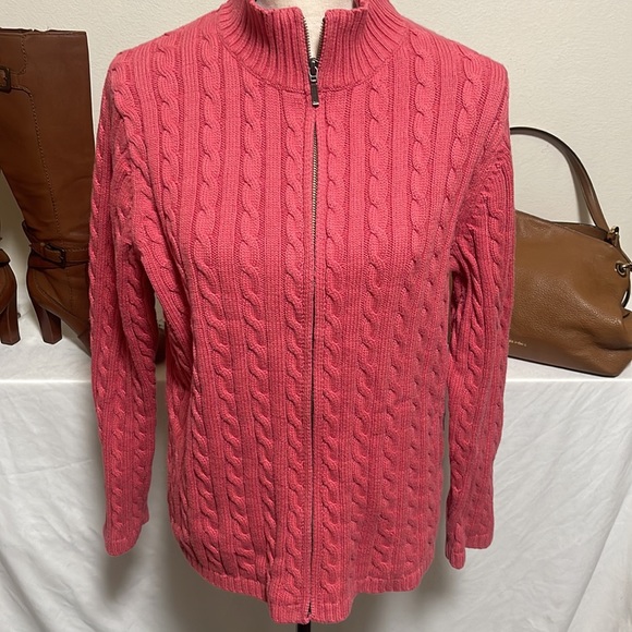 Full Zip Front Sweater - Picture 2 of 9